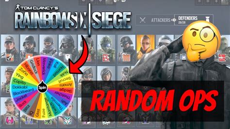 rainbow roulette|R6S Random Operator .